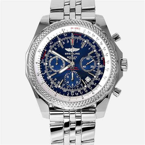 breitling bently blue dial|breitling for bentley.